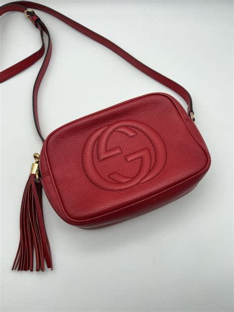 gucci soho disco bag rossa